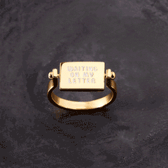Hogwarts™ Letter Flip Ring