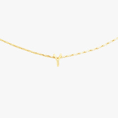 Snake Chain Alphabet Necklace