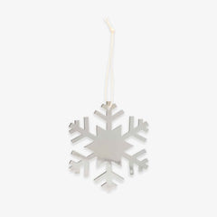 Engravable Snowflake Ornament