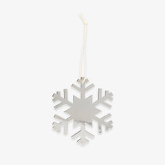 Engravable Snowflake Ornament