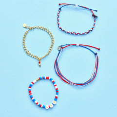 USA Disc Stretch Bracelet