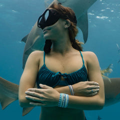 Shark Week Stretch Bracelet Set of 8