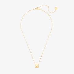 Puffy Heart Pendant Necklace