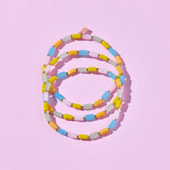 Neon Lights Stretch Bracelet 3 Pack