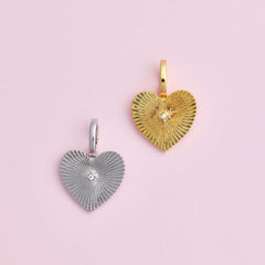 Harper Statement Heart Charm