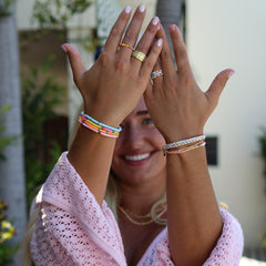 Pippa Pearl Stretch Ring 3 Pack