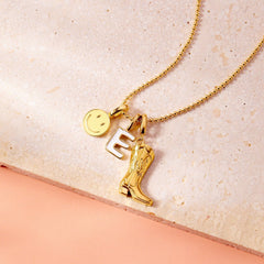 Harper Enamel Alphabet Charm