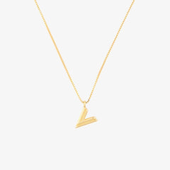 Initial Pendant Necklace