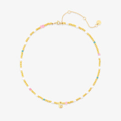 Initial Pearl & Seed Bead Choker