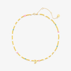 Initial Pearl & Seed Bead Choker