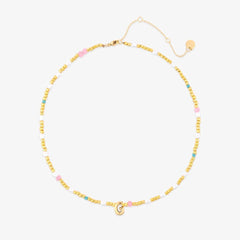 Initial Pearl & Seed Bead Choker