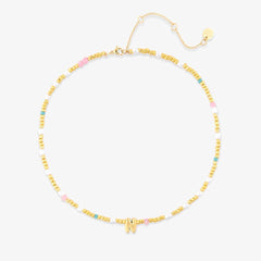 Initial Pearl & Seed Bead Choker