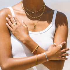 Initial Charm Bracelet