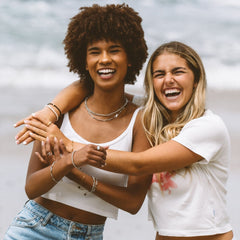 Initial Paperclip Chain Bracelet