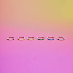 Rainbow Ring Stack