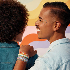 Rainbow Stretch Bracelet Set of 8