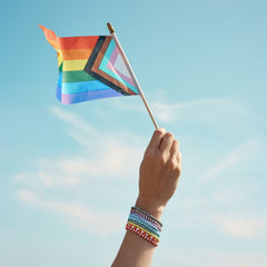 Rainbow Stretch Bracelet Set of 8