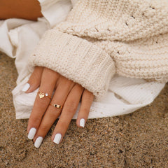 Demi-Fine Engravable Heart Ring