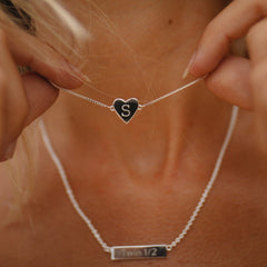 Demi-Fine Engravable Heart Choker