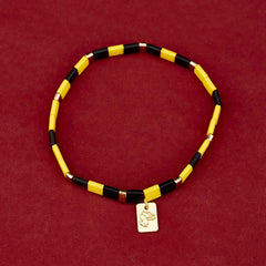Hufflepuff™ Tile Bead Stretch Bracelet