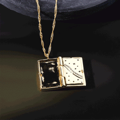 Book of Magic Pendant Necklace