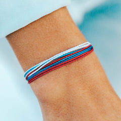 Red, White, & Blue Bracelet