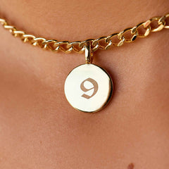 Engravable Coin Harper Charm