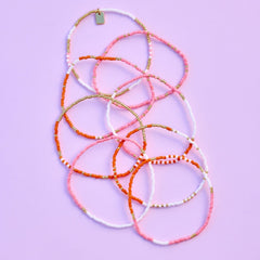 Warm Breeze Stretch Bracelet Set of 8