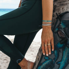 Shark Week Mini Braided Bracelet