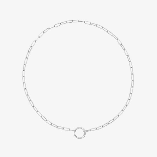 Harper Round Charm Chain Necklace