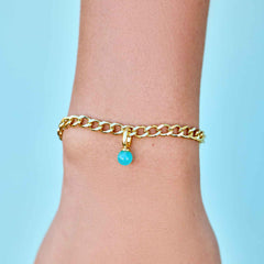 Harper Chalcedony Bead Charm