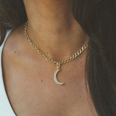 Harper Statement Moon Charm