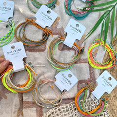 Catch a Vibe Anklet Friendship 5 Pack