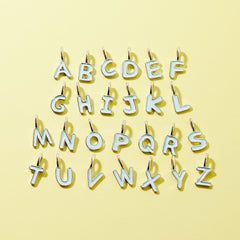 Harper Enamel Alphabet Charm