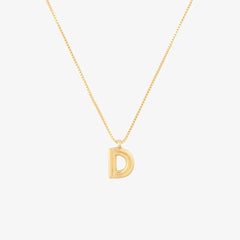 Initial Pendant Necklace