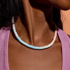 Pink Sands Puka Choker